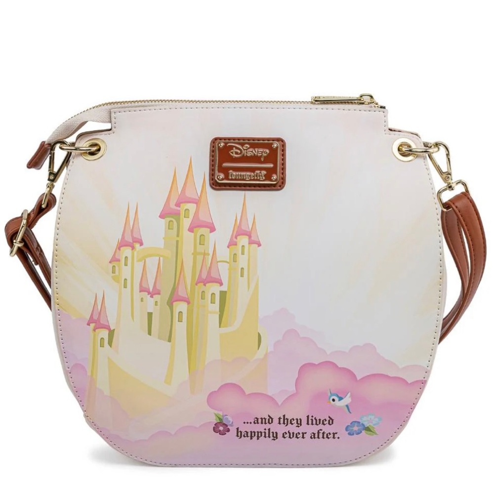 Loungefly Disney Snow White Castle Scene Crossbody Bag - Picture 8 of 11